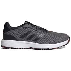 Adidas S2G Spikeless Mesh Low Top Golf Sneaker Shoes Grey Scarlet Men's Size 9.5